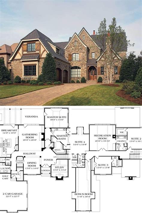 mega mansion tudor style floor plans|tudor house plans with photos.